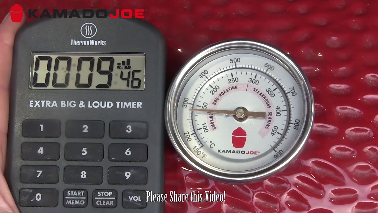 Lighting the Kamado Joe Grill for  High Heat Cooks
