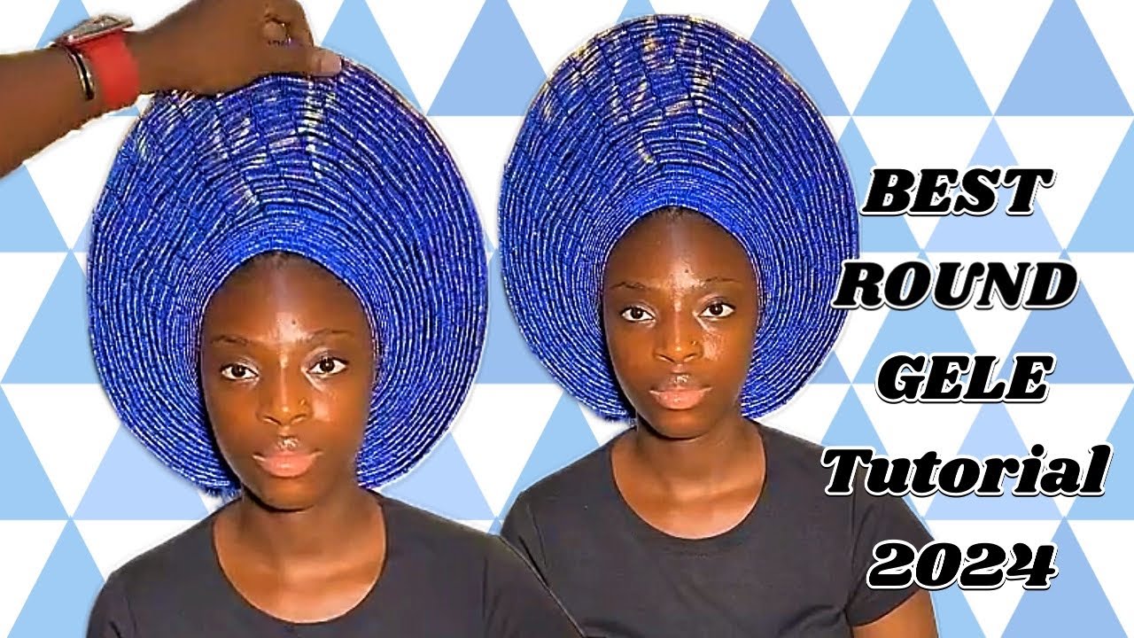 Best Round Gele Tutorial 2024🔥