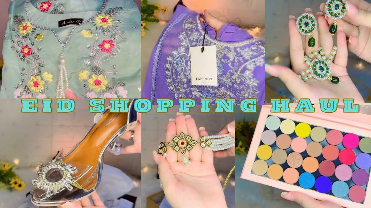 Eid Shopping Haul 2024| Online Eid Shopping| dresses jewellery & shoes 🌙✨