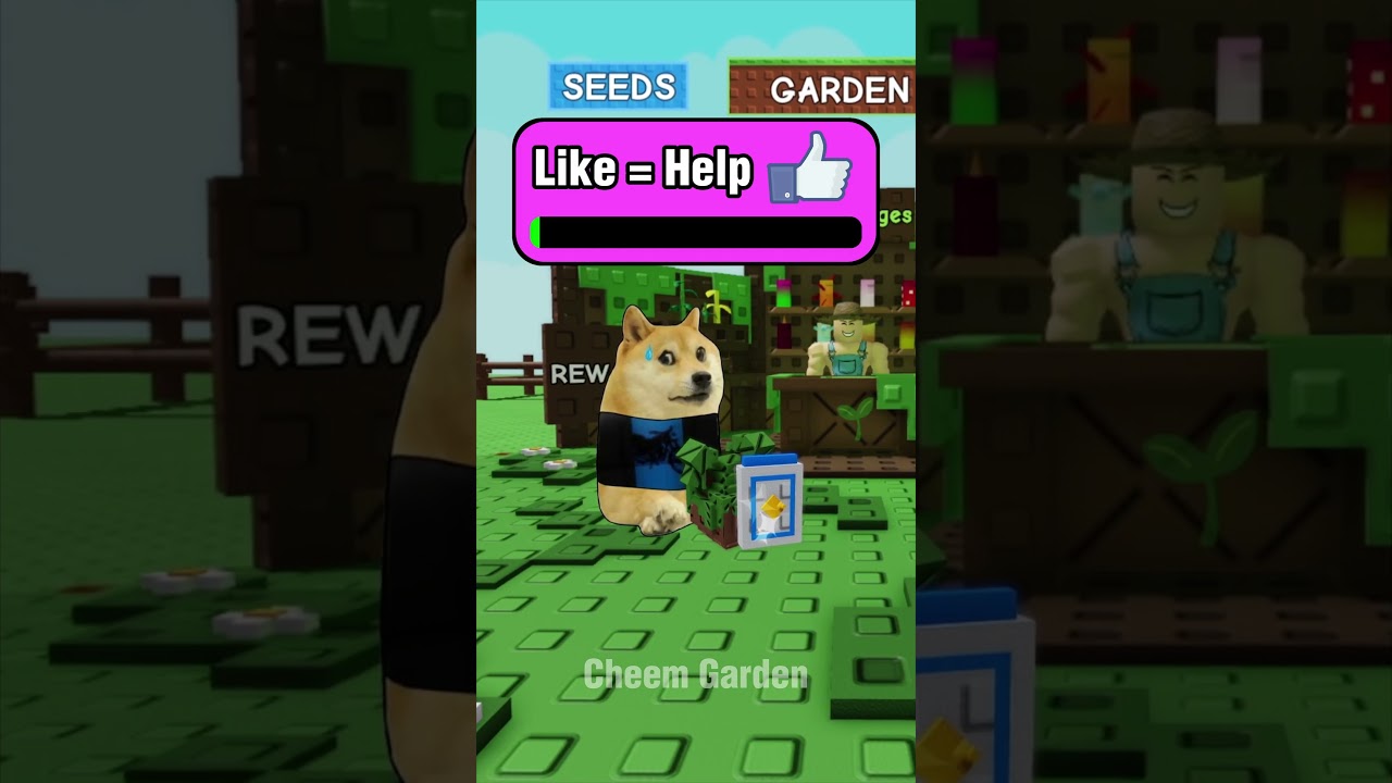 Seed Stages Event in Grow a Garden 🤣 #growagarden #cheems #shorts