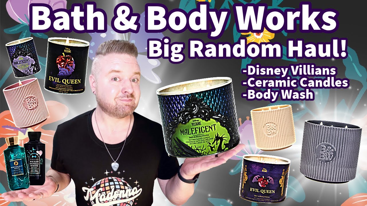 Big Random Haul - Bath & Body Works. Disney Villains, Ceramics, Pedestals, Body Wash, Chit Chat! 