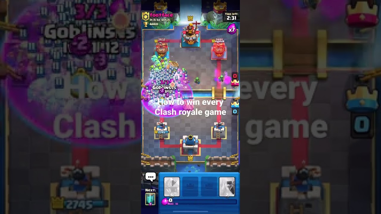 How to win every match of clash royale