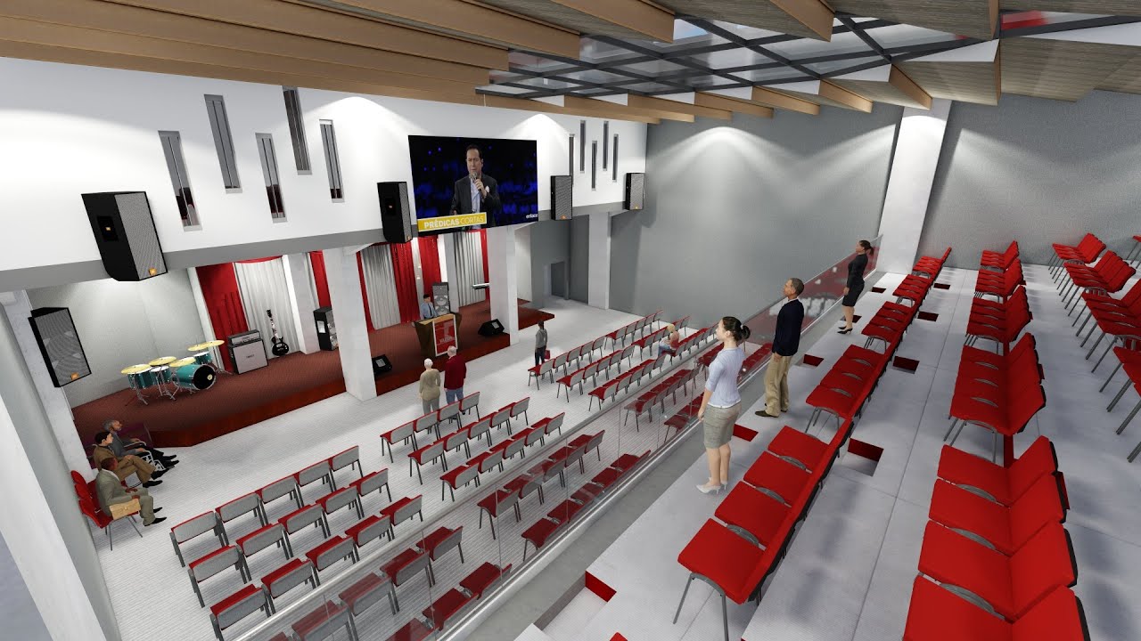 DISEÑO IGLESIA CRISTIANA - 500 personas