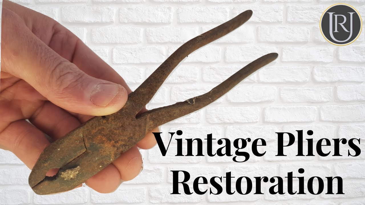 Complete Restoration of Vintage Pliers, Unique Restoration