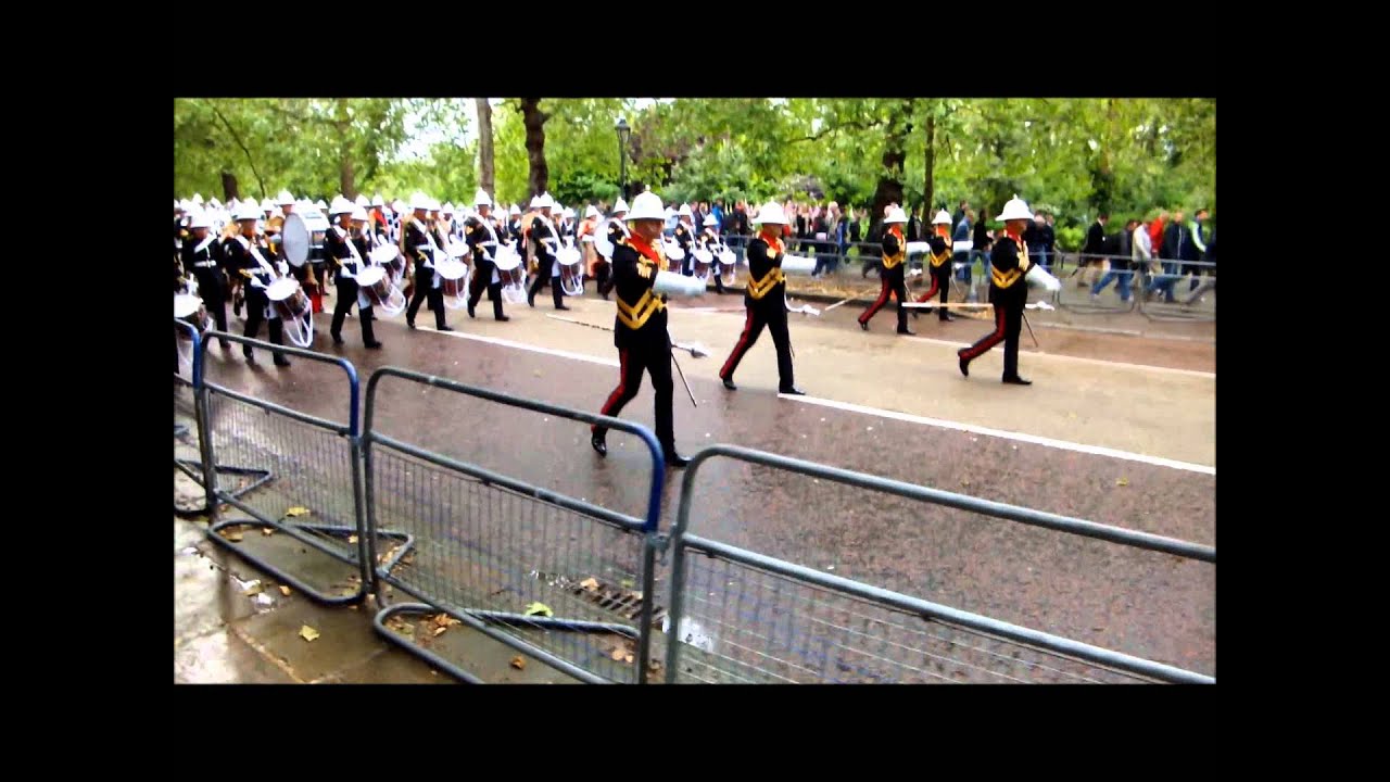 Massed Bands of H.M. Royal Marines 07-06-12 Birdcage Walk