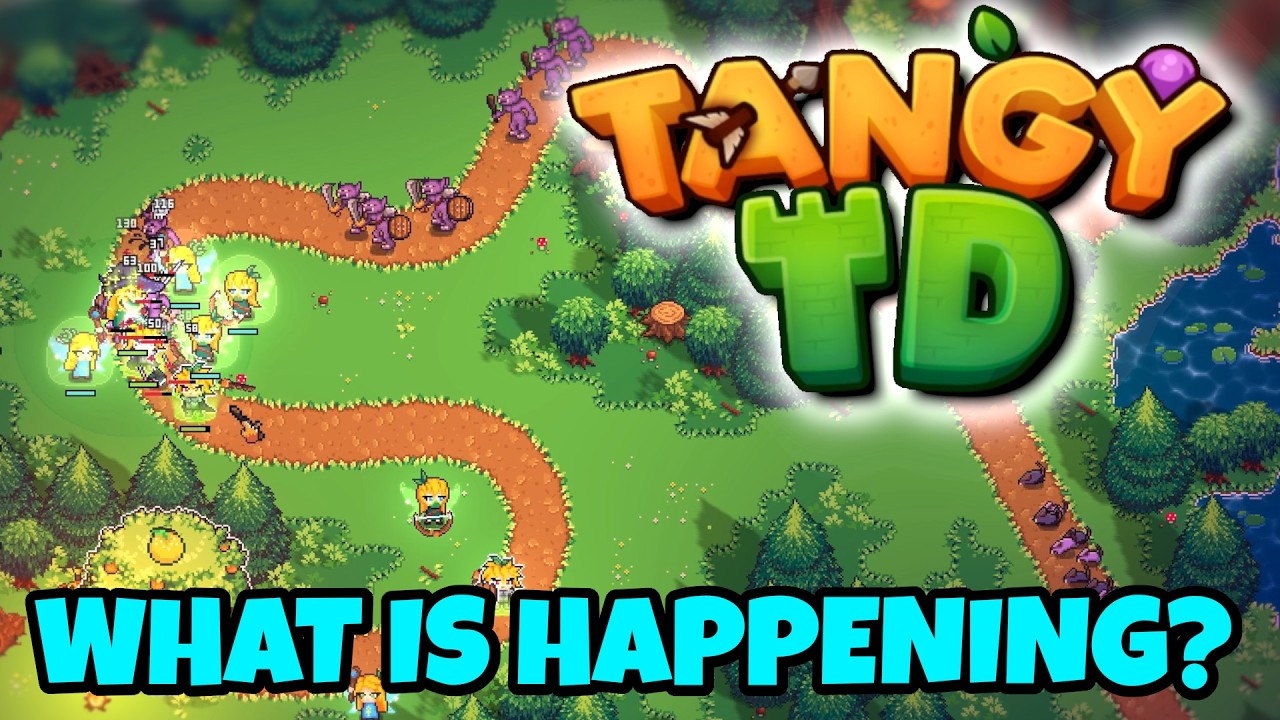 Этот Roguelite TD очень сложный (Tangy TD)
