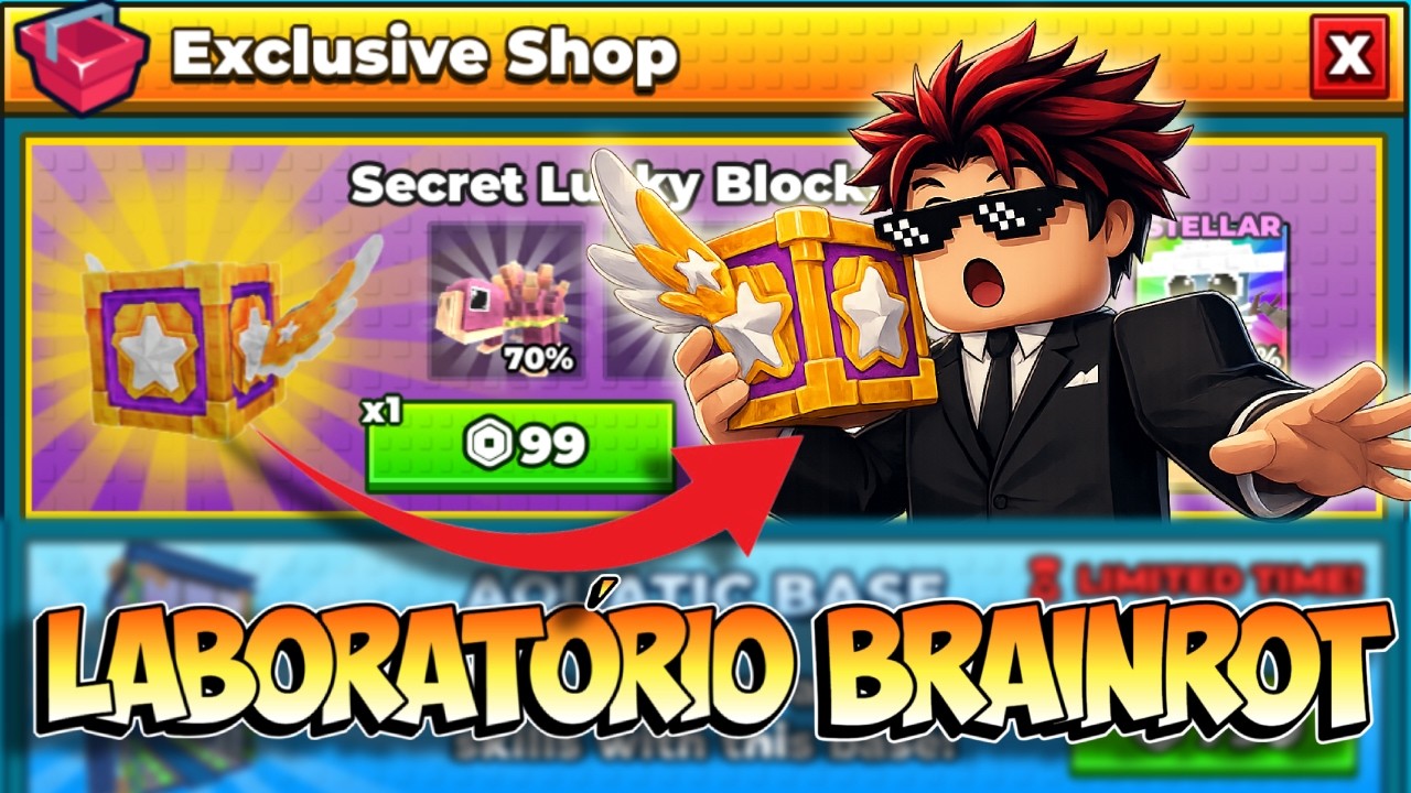 ATUALIZAÇÃO LABORATÓRIO BRAINROT  LAVA #laboratoriodebrainrot #tazoblox