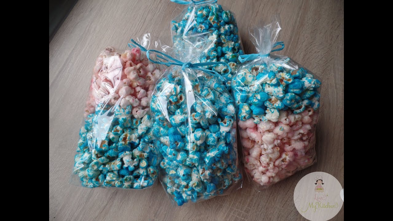 Buntes Popcorn | einfach und schnell | Partysnack  | Regenbogenpopcorn | Partyessen