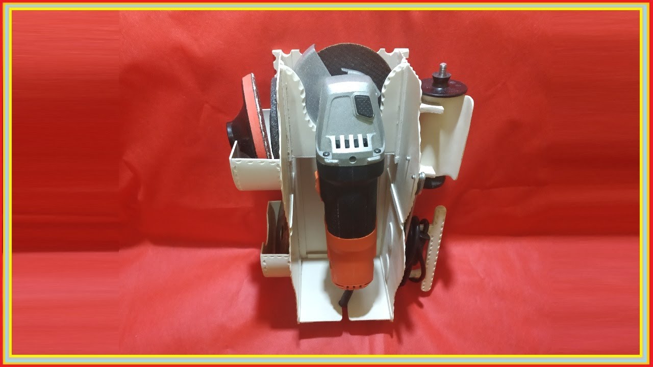 Como Fazer Suporte para Esmerilhadeira em PVC
