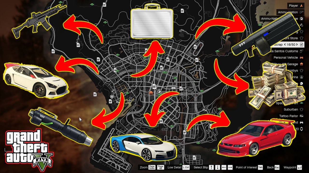 GTA V - All New Updated Secret and Hidden Things in Story Mode (Widowmaker, Unholy Hellbringer) 2025