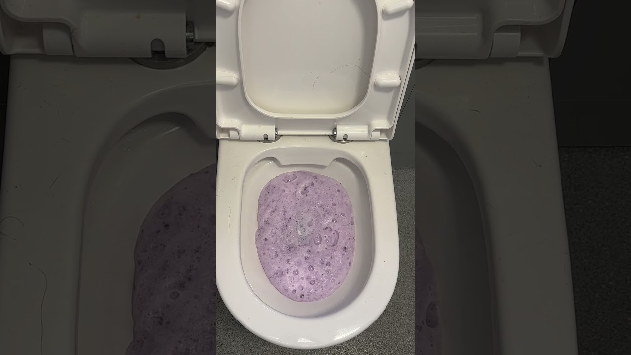 Purple toilet clean 💜 