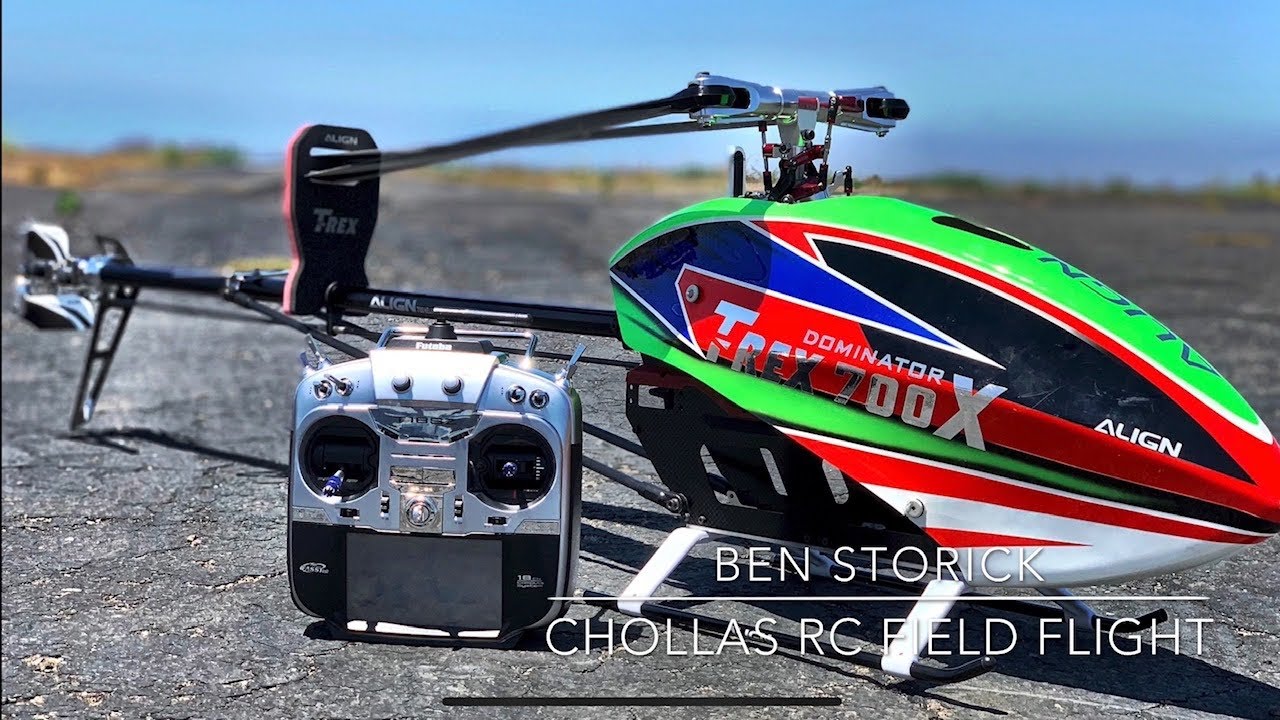 Ben Storick Align T-Rex 700X Flight At Chollas RC Field!