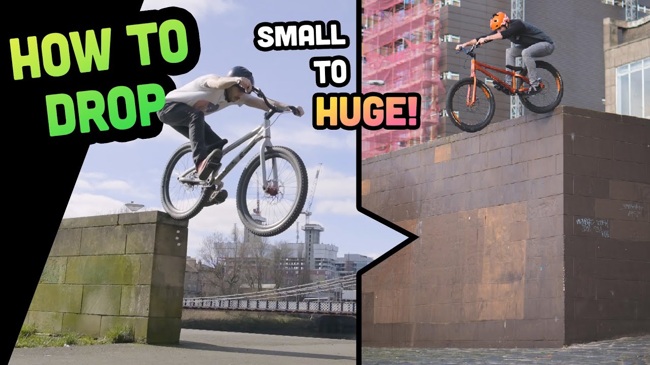 How To Do Massive Drops! Beginner to Advanced Street Trials Techniques