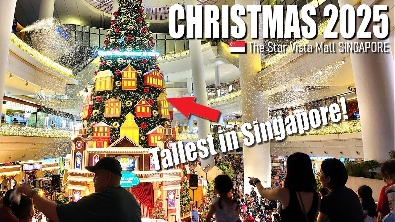 Christmas 2025 at The Star Vista Mall, Singapore 🇸🇬 - Walking Tour [4K]