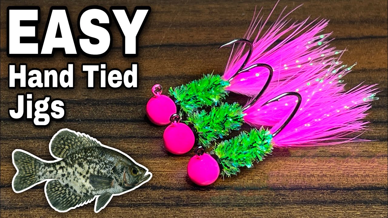 Tying a VIBRANT Crappie Jig - Step by Step Tutorial