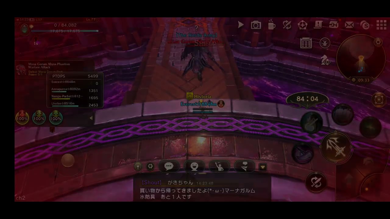 Eternal Kingdom Battle Peak - Mana Garum Boss - remove wall and spot