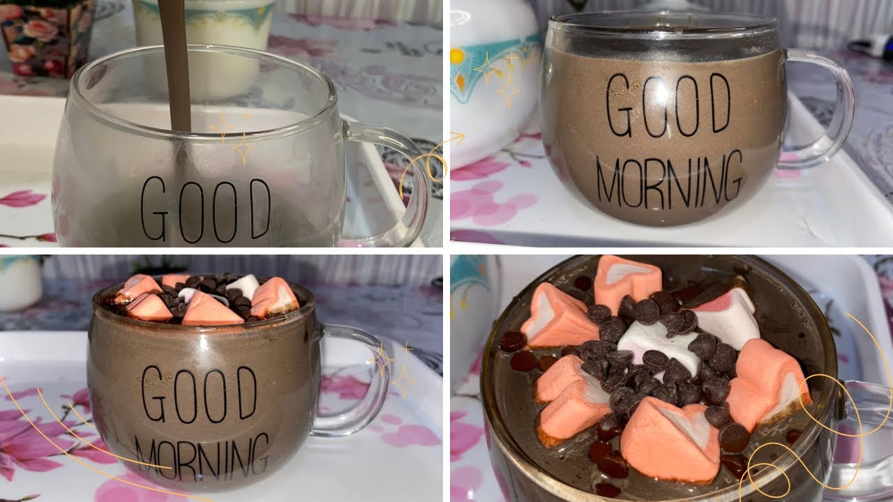 مش اي هوت شوكليت..دي كوبايه سعاده من غير سكر |ناعمه وكريمي كانها شيكولاته صافيه😋🍫🍯#هوت_شوكلت #دافئ