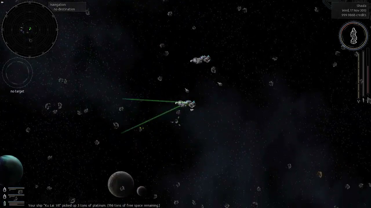 Endless Sky preview: Fleet mining with low powered fighters