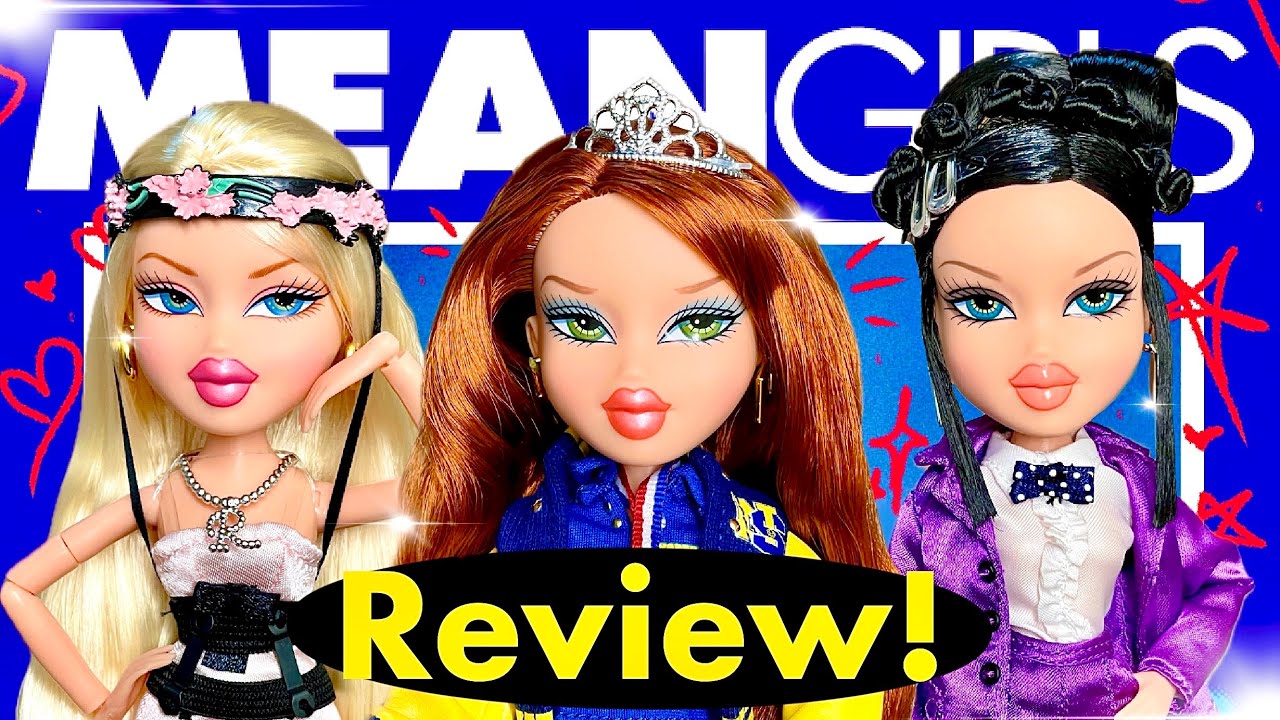 BRATZ x MEAN GIRLS SPRING FLING Кейди, Регина и Дженис: подробный обзор распаковки + сравнения!!🎀🍵🔥