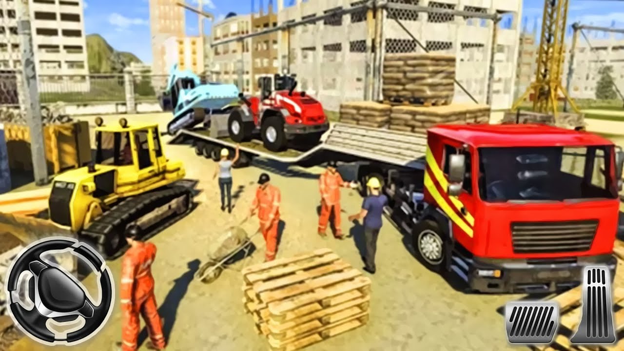 Real Construction Simulator 2019 - Road Building | Driving Excavator | Android Gameplay