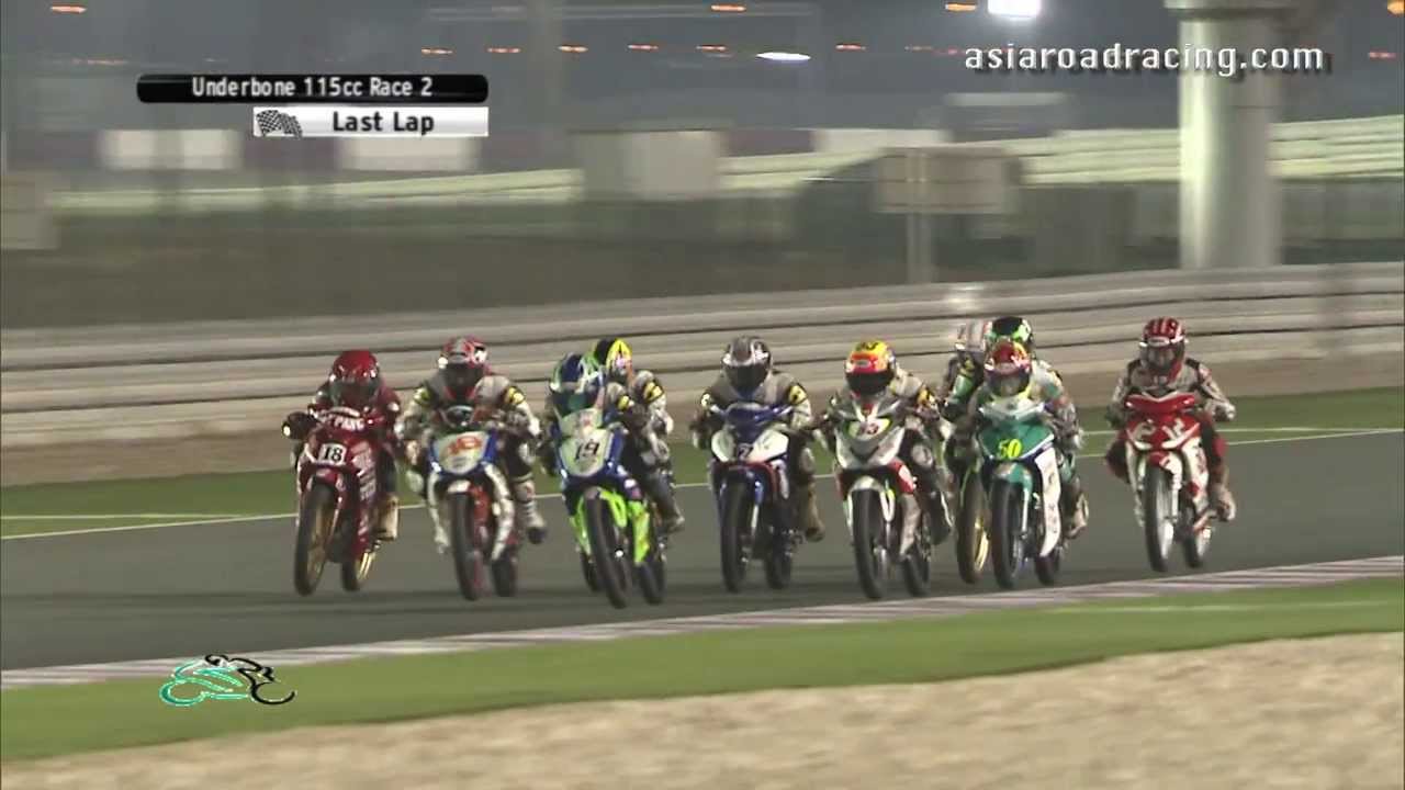 Round 6 Qatar - Underbone 115cc Race 2 (full) - PETRONAS Asia Road Racing Championship