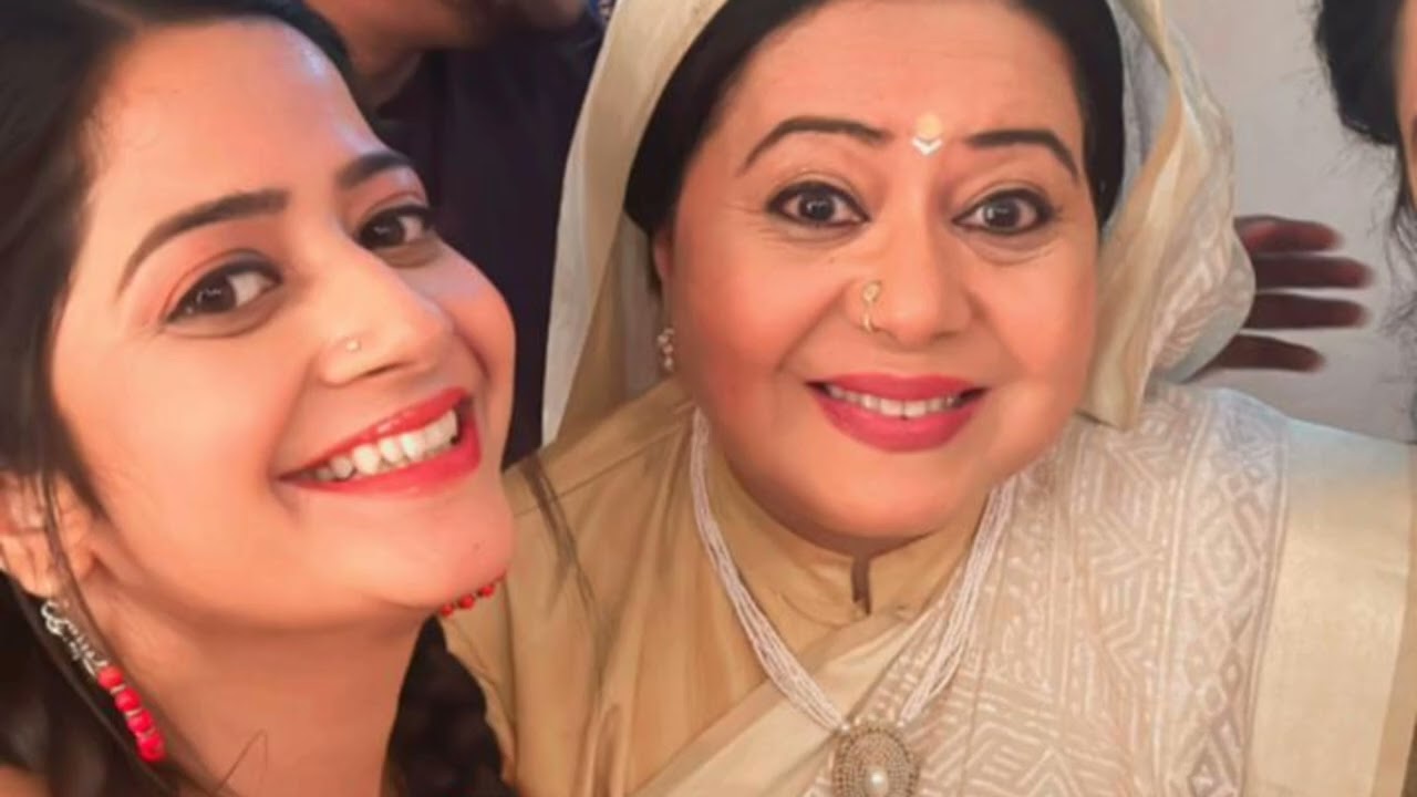 Me as kairi With my choti maai (Neelu Waghela ji)  #acting #newpost #shootlife 