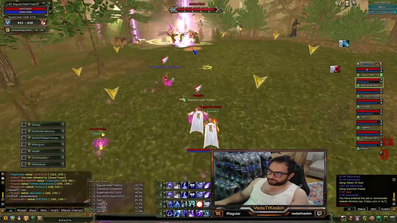Elit K&uuml;f&uuml;rs&uuml;z Aile Yayını Regular MAge Pk  Zero  #knightonline #knight #mage #twitch #vedatrkeskin