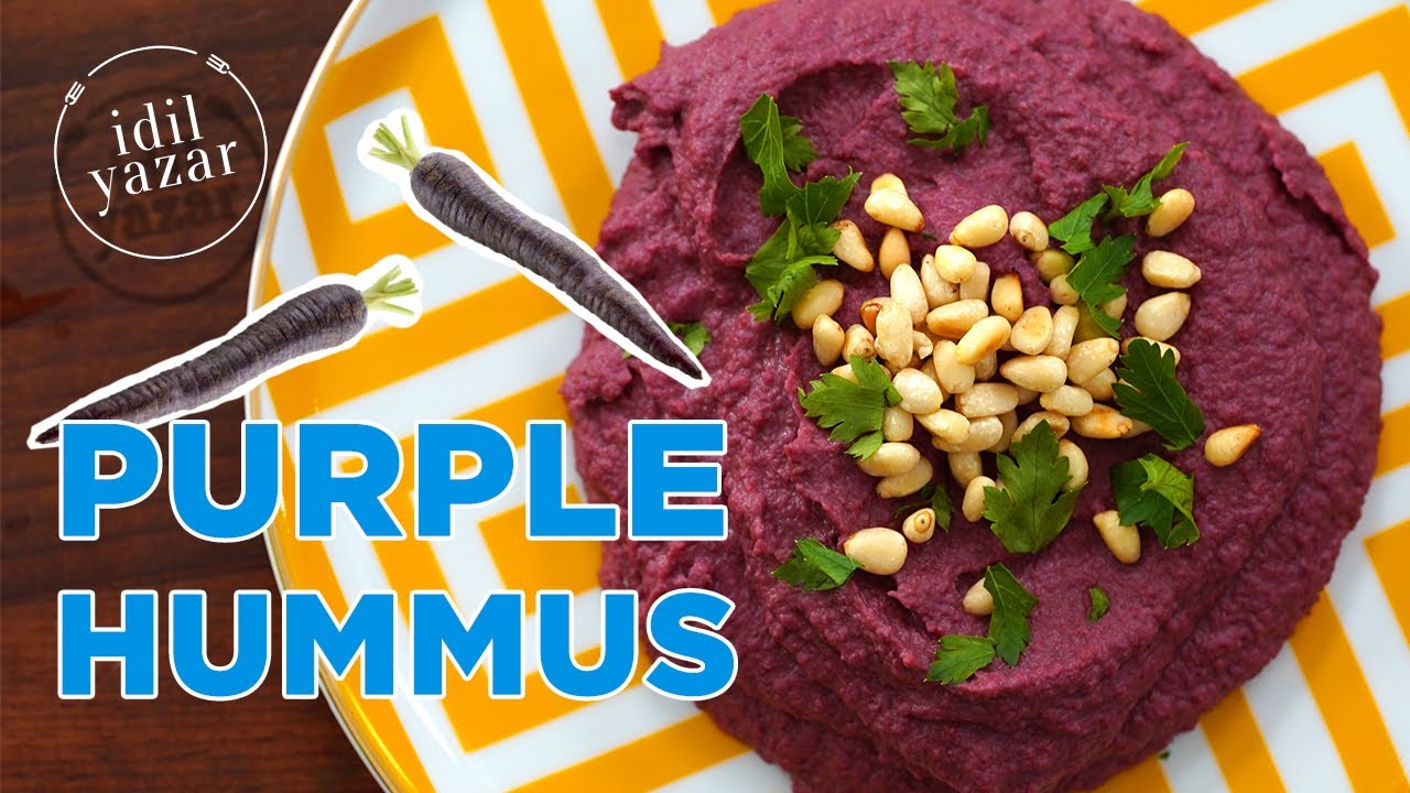 HOW TO MAKE PURPLE HUMMUS | Healthy & Easy Recipe