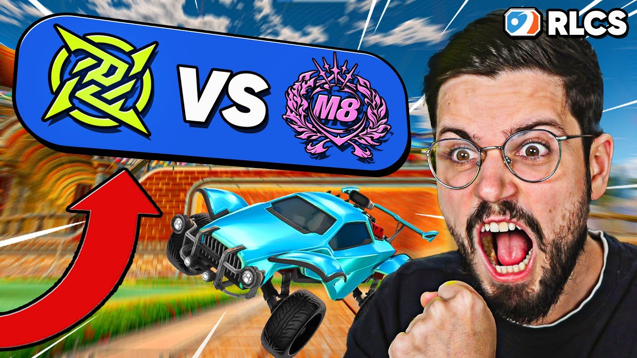 MATCH HISTORIQUE : RADOSIN AFFRONTE SES ANCIENS TEAMMATES EN RLCS (Réact NIP VS M8)