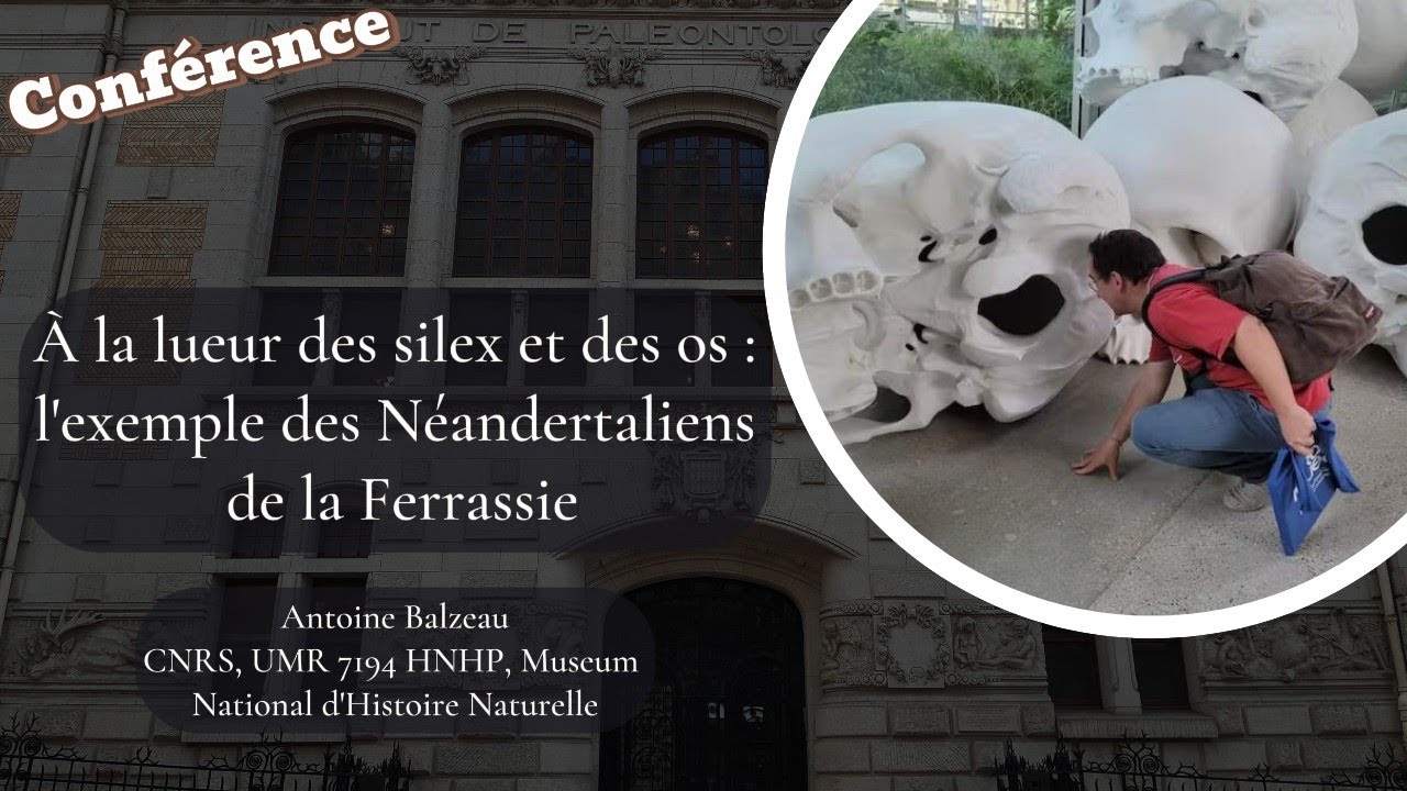 CONFÉRENCE Antoine Balzeau - A la lueur des silex des et des os: les Néandertaliens de la Ferrassie