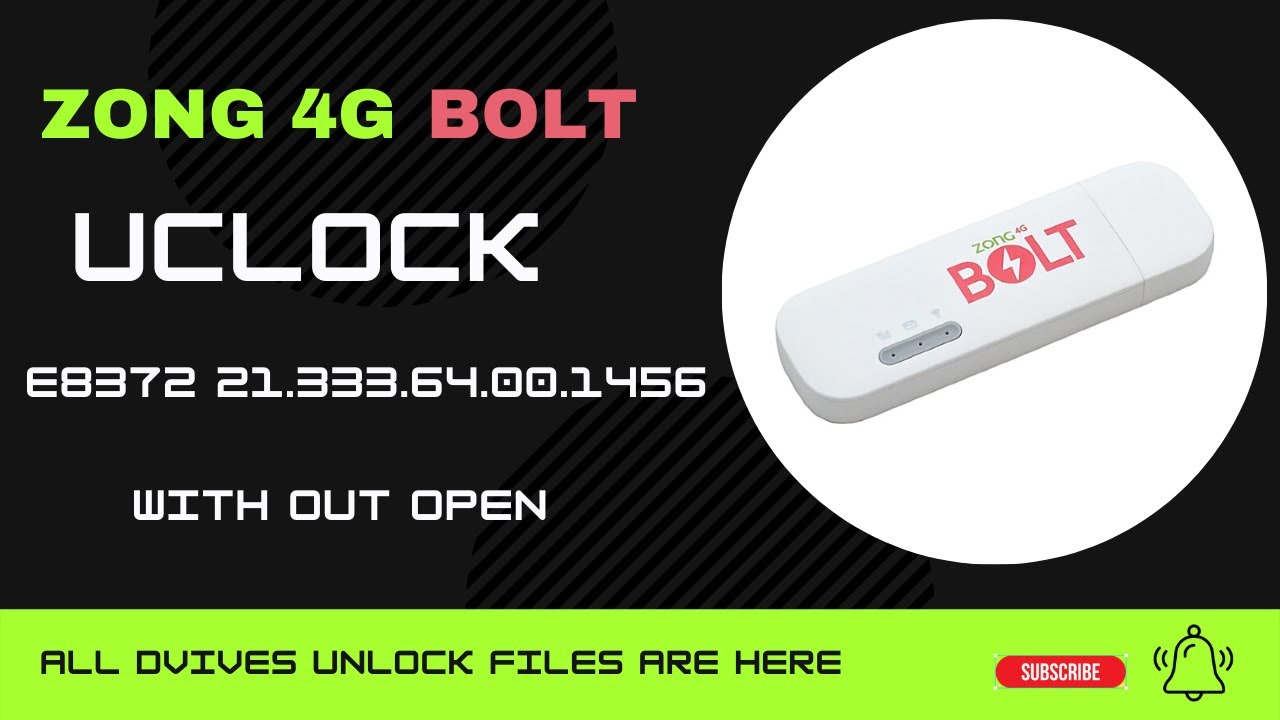 How To unlock huawei Zong 4G Wingle E8372h For All Network