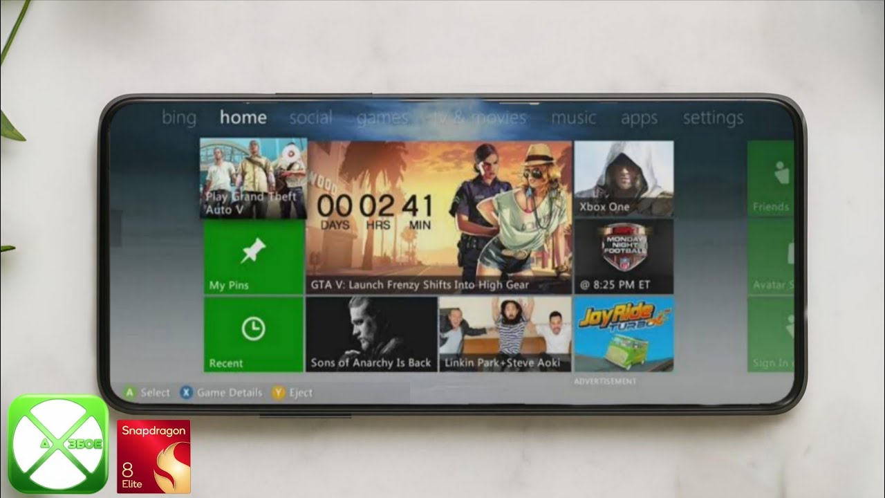 Бета-тестирование эмулятора aX360e — эмулятор Xbox 360 | Snapdragon 8 Elite