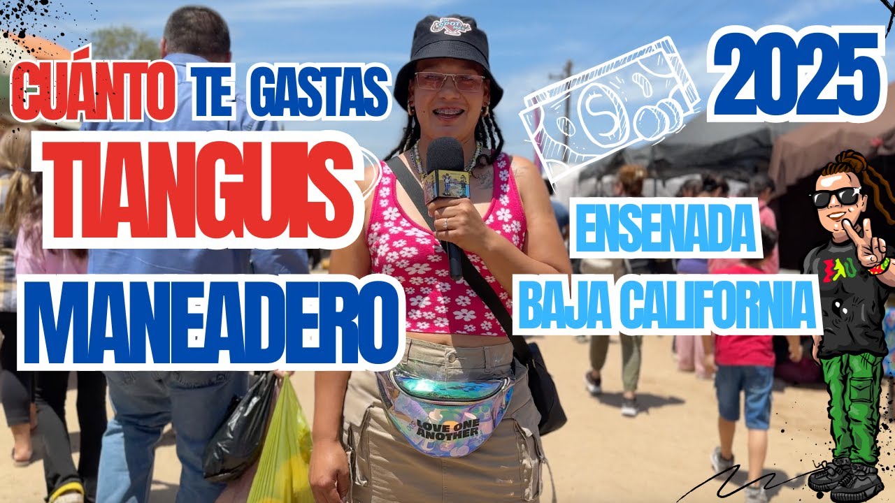 🛍️ ¿Cuánto GASTAMOS en el Tianguis de MANEADERO? | Ropa, Pacas y Comida en Ensenada Baja California