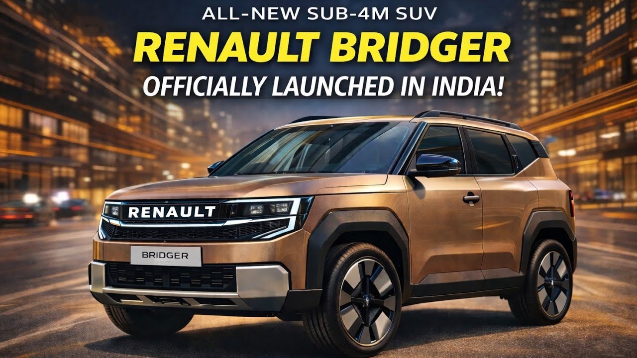 Renault Bridger Compact SUV Unveiled - Jimny And Thar Rival - All Details, Spec, Features And More