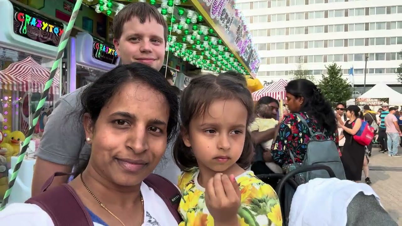 International grand market in Finland 🇫🇮 # Oulu# Funtime 🇫🇮 with family and friends 😍👍❤️