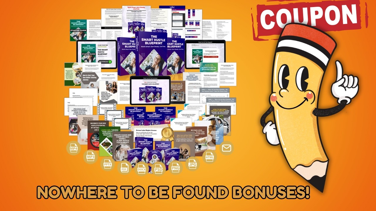 Smart Hustle Blueprint Review: 50 Passive Income Blueprints