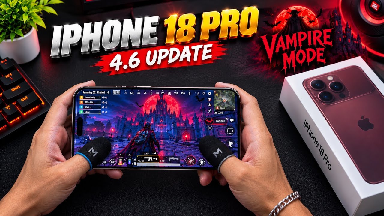 iPhone 18 Pro BGMI Test 🔥 120FPS
