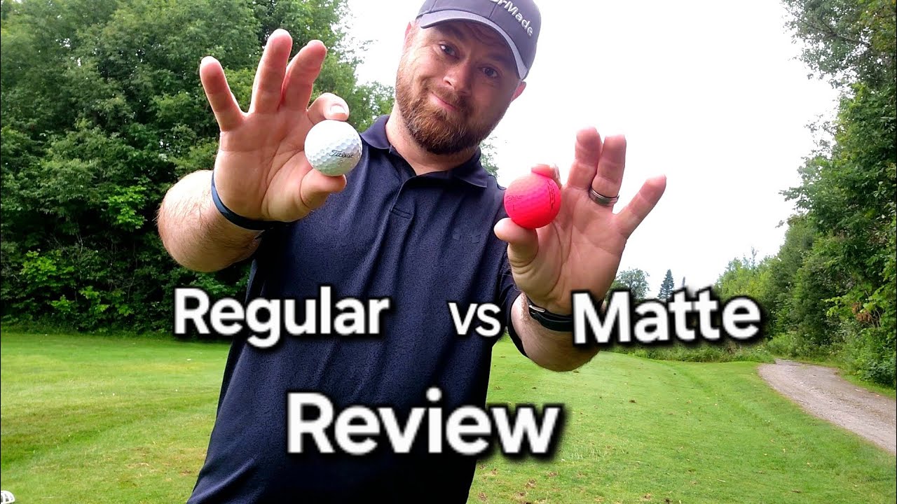 Regular Finish vs Matte Finish Golf Ball Review