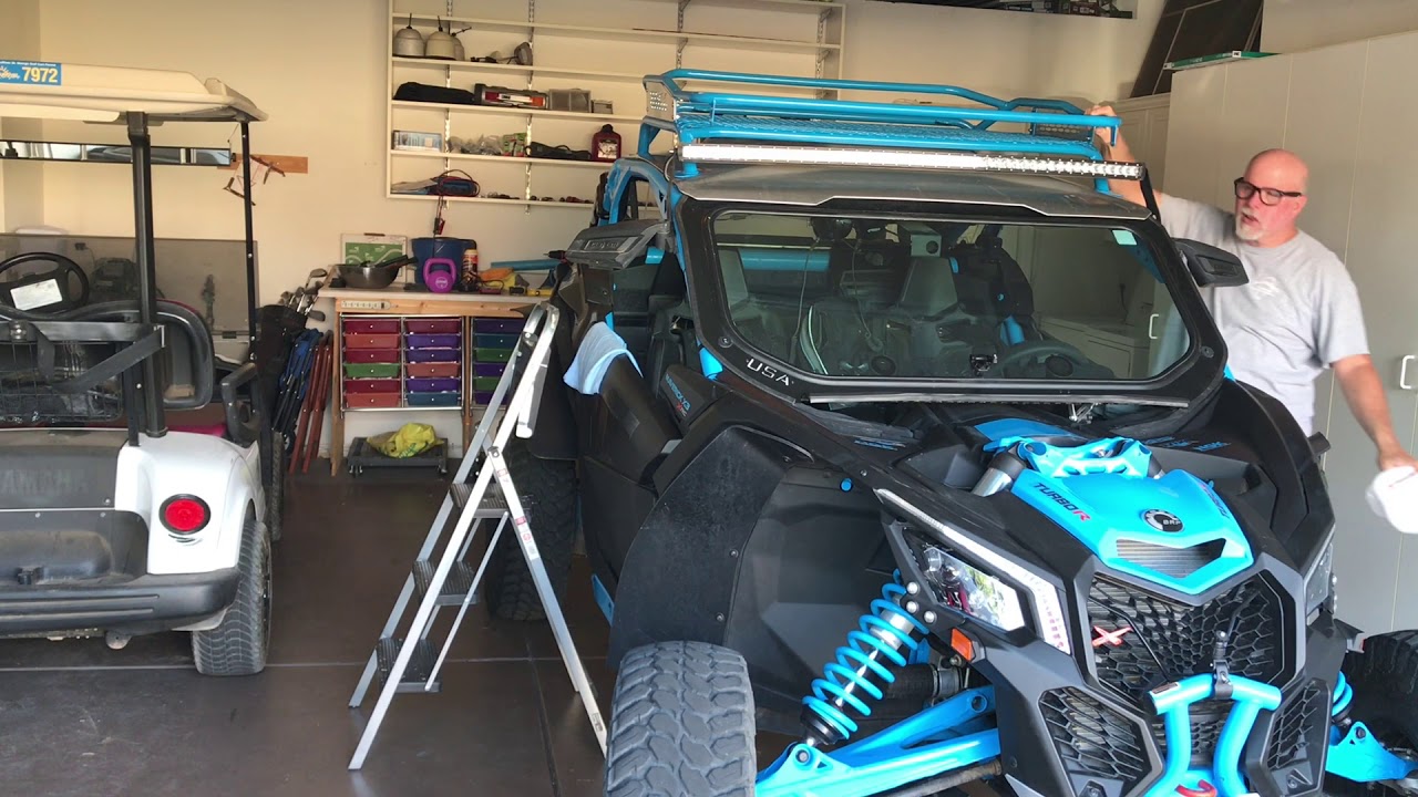SXS UTV UT Maverick X3 CanAm RC R 2018  Dirty Girl gets new rack from DMX