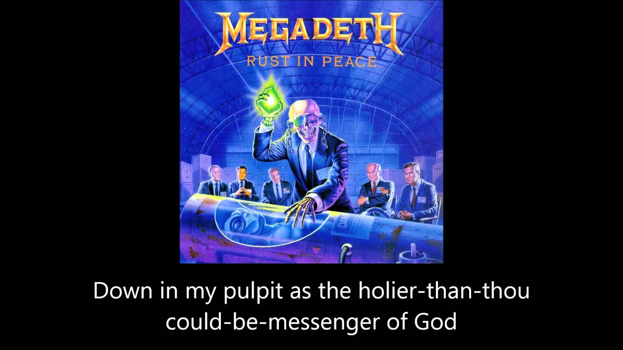 Megadeth - Holy Wars The Punishment Due (Lyrics)