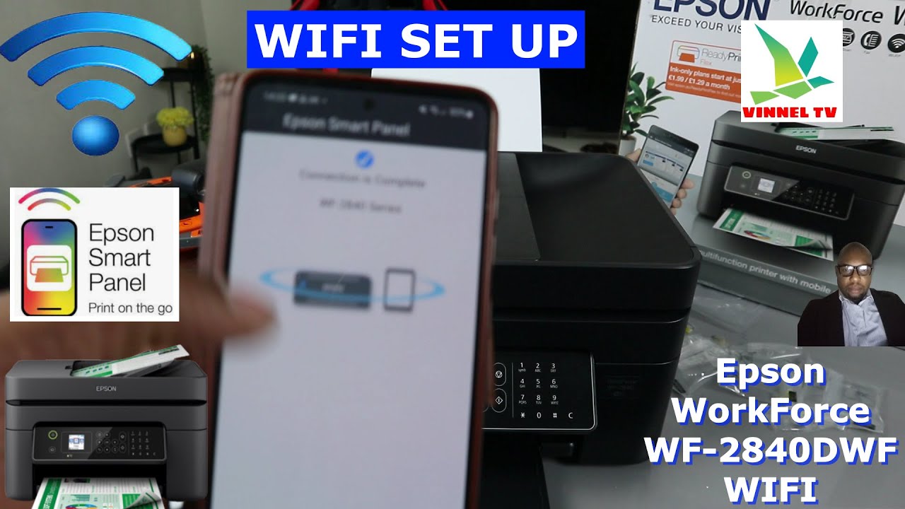 Epson WF- 2840 DWF WIFI Printer How to Set up /Connect TO WIFI | #wifi