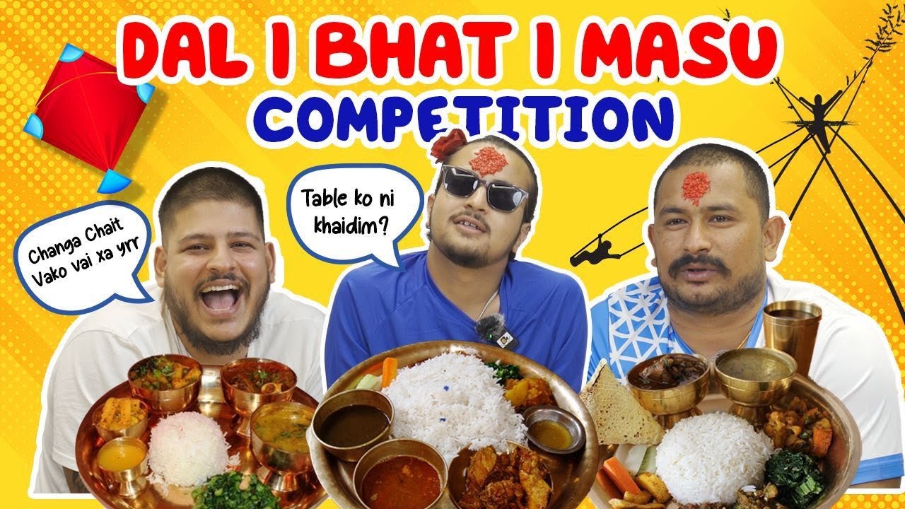 | Ultimate Masu Bhat Challenge | Nepali Thakali Khana Set |  Dashain Special |