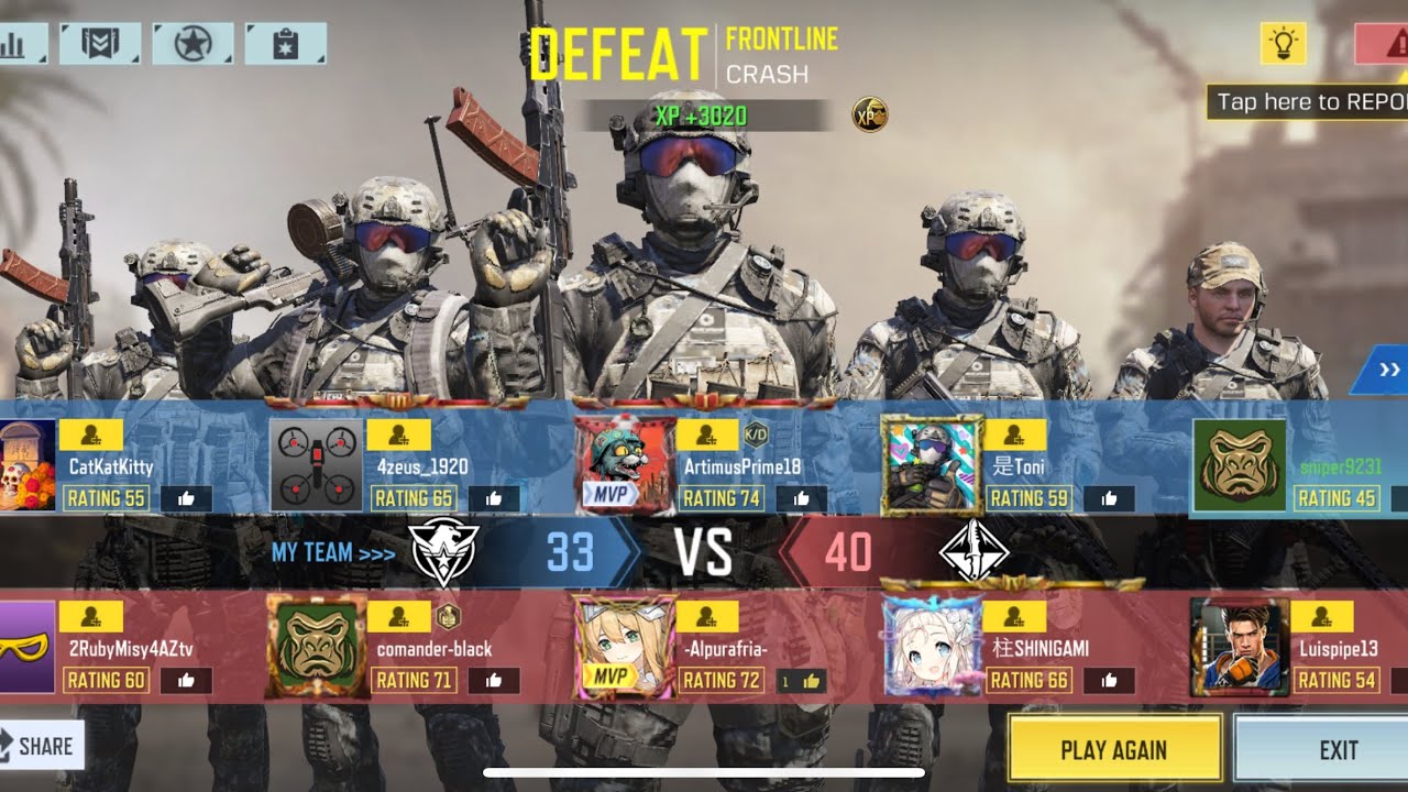 Hard fought loss CoD￼