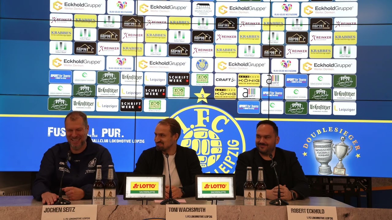 Pressekonferenz & Vertragsverlängerung: Chemnitzer FC - 1. FC Lokomotive Leipzig