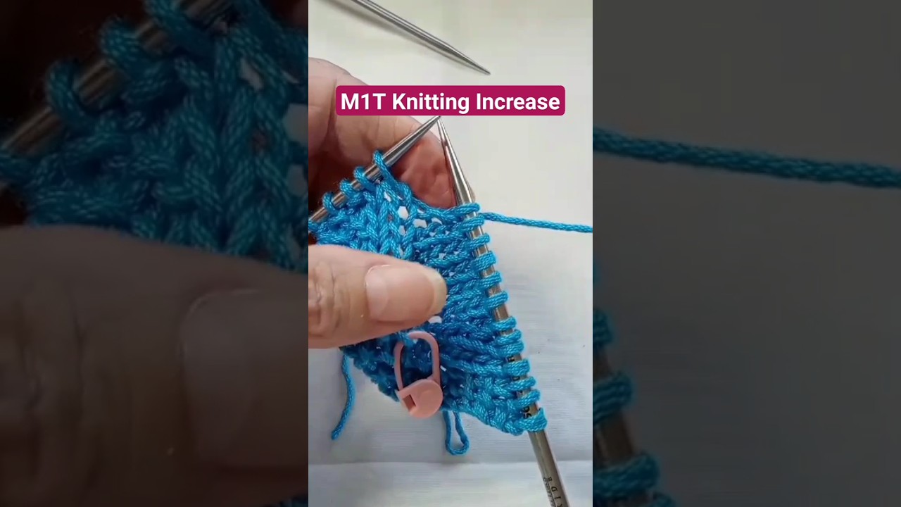 😲 M1T Invisible Knitting Increase #knitting