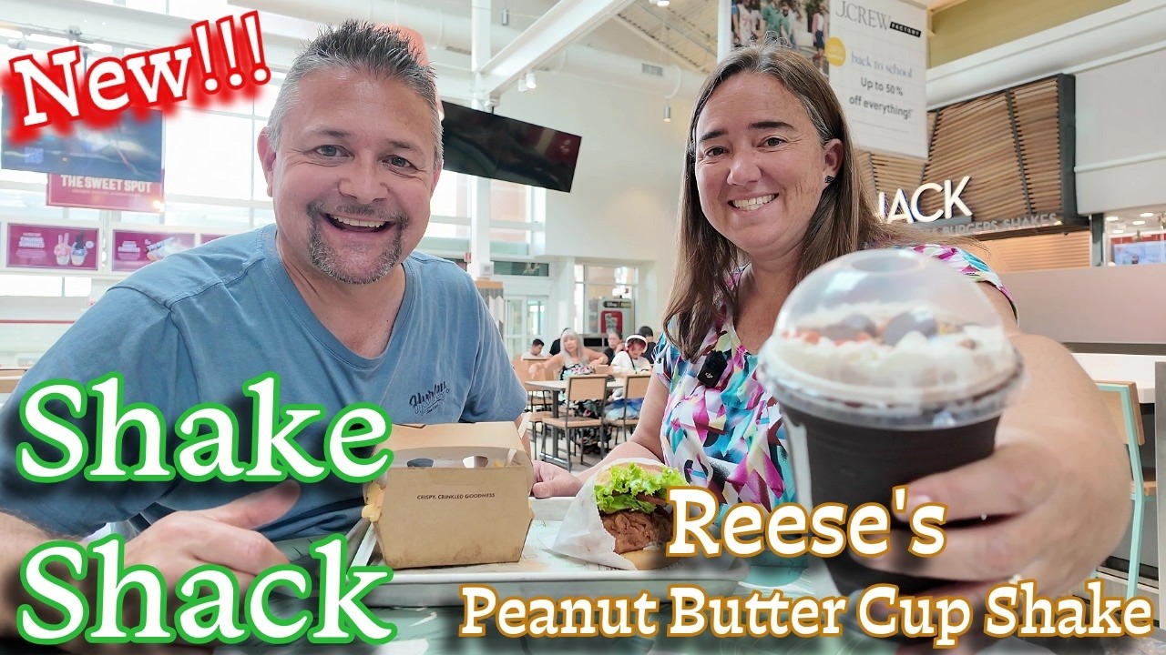 New! Shake Shack Peanut Butter Cup Shake! Reaction And Review! Plus West Coast Chicken And Fries! 