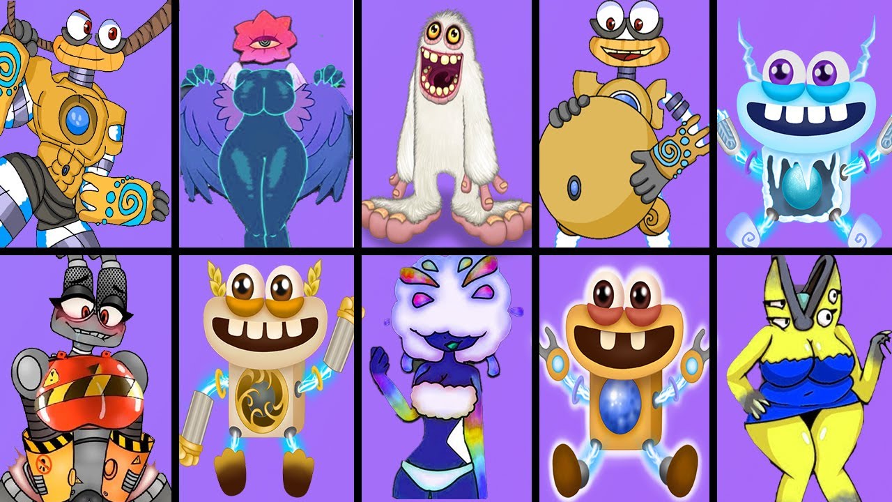 All Monster Ethereal Workshop Vs Play Your Part Vs MPG! Wubbox Msm
