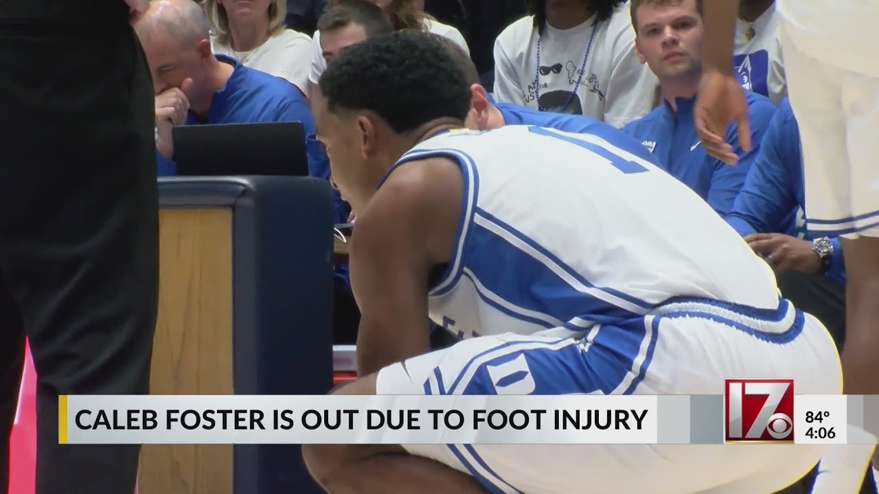 Caleb Foster out among 2 Duke starters with injuries