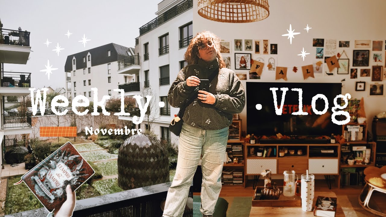 Weekly vlog : Lecture vampirique et book haul SLPJ 📚✨