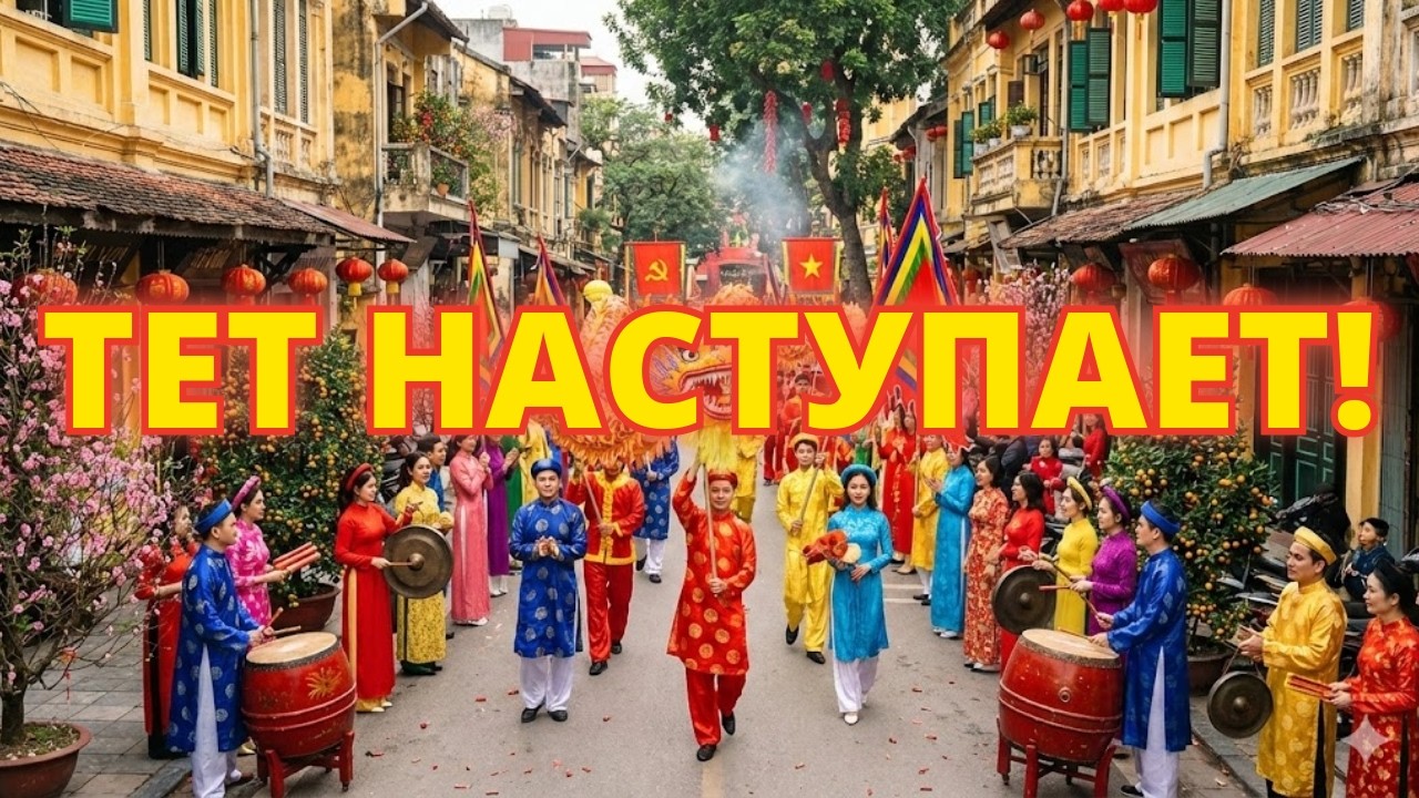 Тет наступает! Вьетнамский Новый год близко!